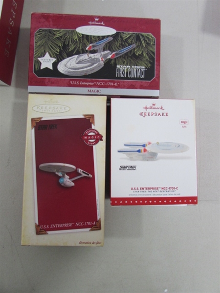 STAR TREK CHRISTMAS ORNAMENT COLLECTION