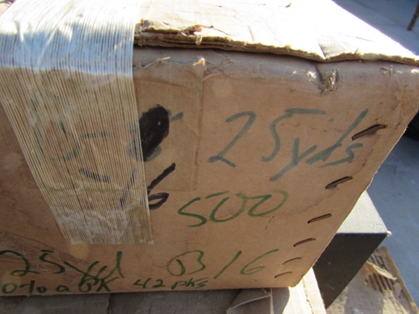 TOWABLE TARGET TRAP, TIMER & ASSORTED BOXES OF PAPER TARGETS