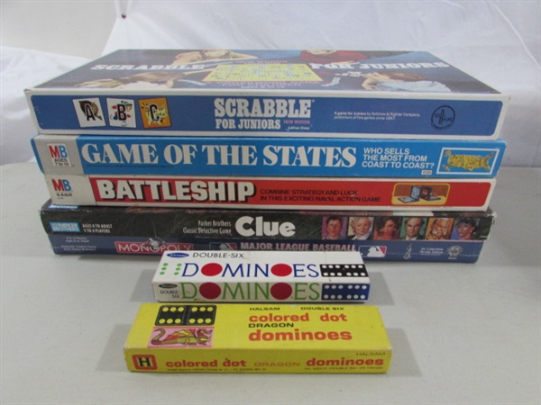 BOARD GAMES & DOMINOES