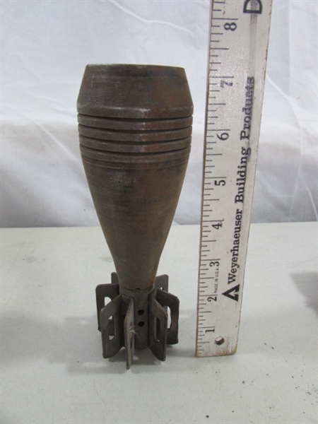 WWII RECOILLESS RIFLE CASINGS & MORTAR
