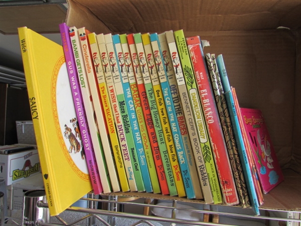 CHILDRENS BOOKS - DR SEUSS, LITTLE GOLDEN BOOKS & MORE
