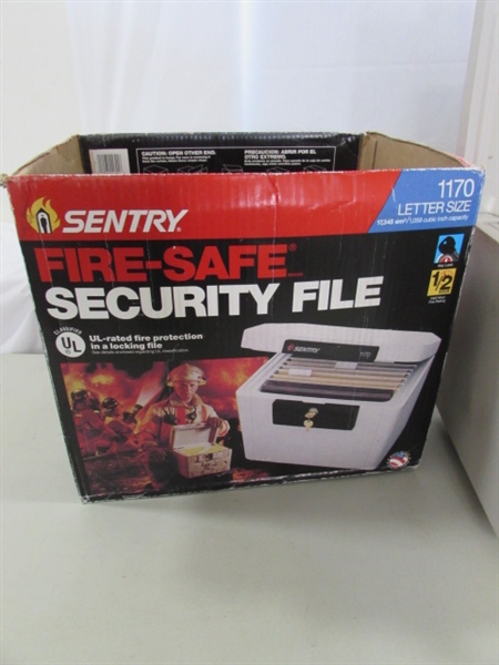 SENTRY FIRE SAFE - #1170 LETTER FILE SIZE - W/KEYS