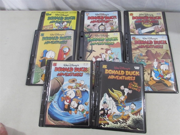 VINTAGE DONALD DUCK ADVENTURES GLADSTONE COMICS #1-34 W/STORAGE BINDER