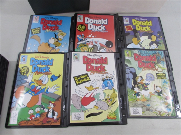 VINTAGE DONALD DUCK ADVENTURES COMICS #1-38 W/STORAGE BINDER