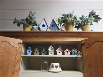 BIRD HOUSES & FOLIAGE