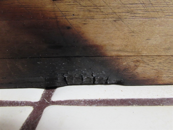 VINTAGE CARVING BOARD, CUTTING BOARDS AND WOODEN SPOONS