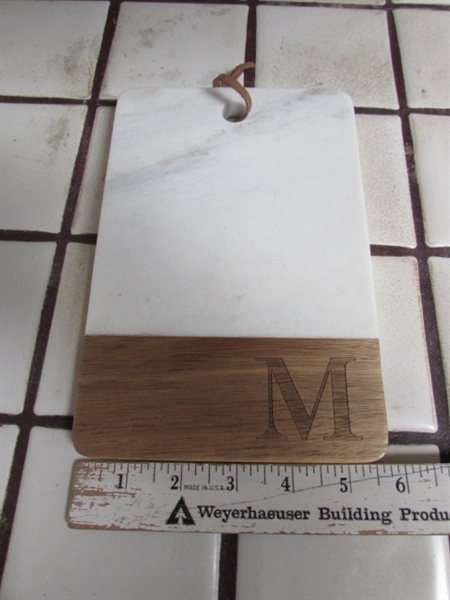 VINTAGE CARVING BOARD, CUTTING BOARDS AND WOODEN SPOONS