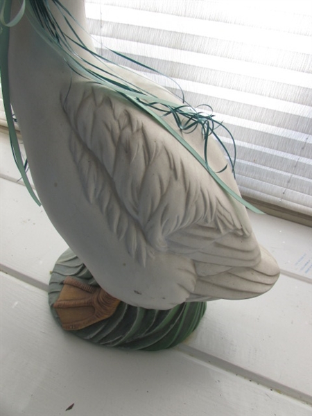 CERAMIC DUCKS, TOPPERS, NAPKIN RINGS AND MORE