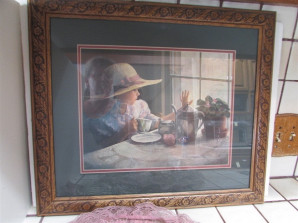 WISHING & WAITING FRAMED PRINT BY LAURIE SNOW HEIN
