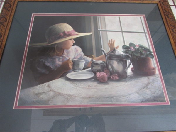 WISHING & WAITING FRAMED PRINT BY LAURIE SNOW HEIN