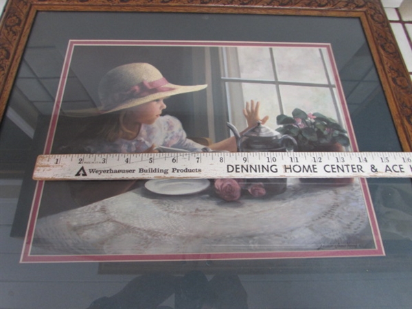 WISHING & WAITING FRAMED PRINT BY LAURIE SNOW HEIN