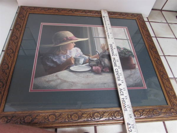 WISHING & WAITING FRAMED PRINT BY LAURIE SNOW HEIN