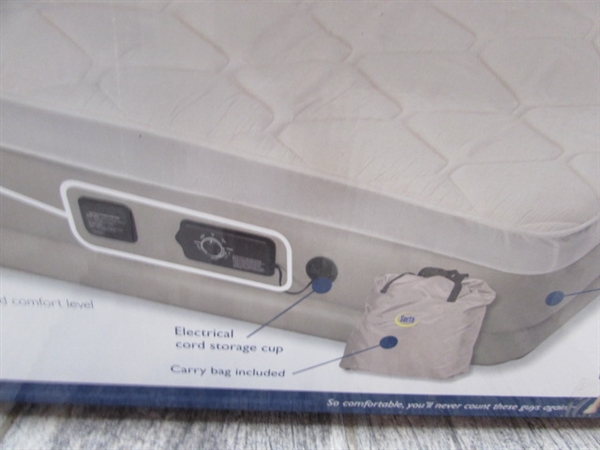 NEW UNOPENED-SERTA PERFECT SLEEPER QUEEN PILLOW TOP AIR MATTRESS