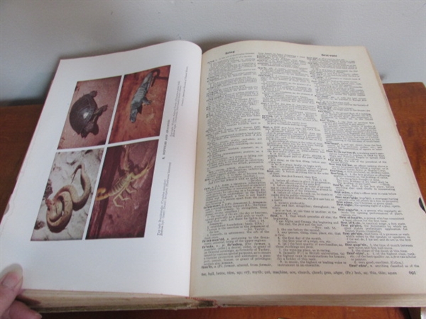 VINTAGE WEBSTER'S DICTIONARY 1966