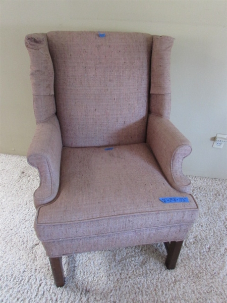 VINTAGE WINGBACK CHAIR
