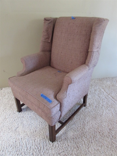 VINTAGE WINGBACK CHAIR