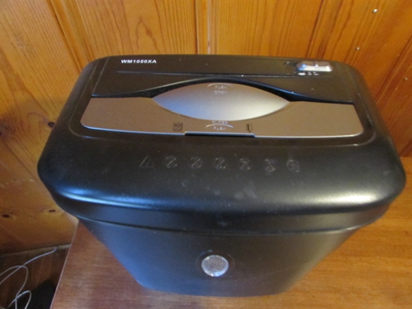 PAPER SHREDDER, CANON PRINTER AND SUPPLIES