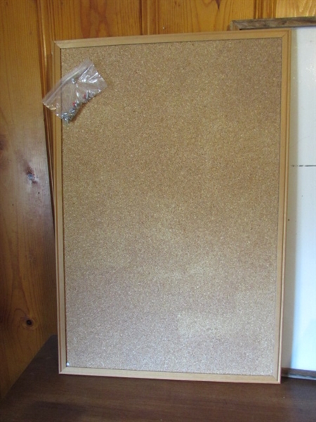 OFFICE SUPPLIES, CORK & DRY ERASE BOARDS
