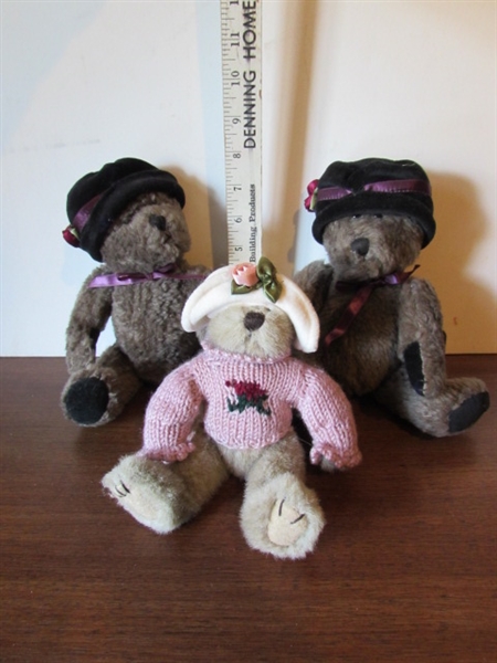 2 BOYDS BEARS AND 1 HEARTFELT