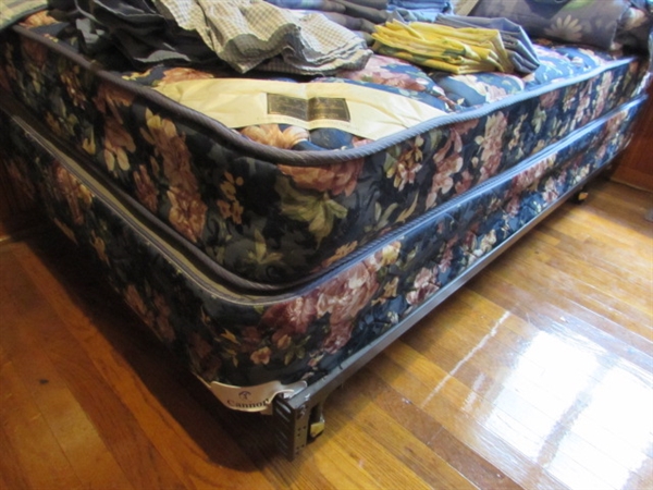 TWIN BED AND BEDDING