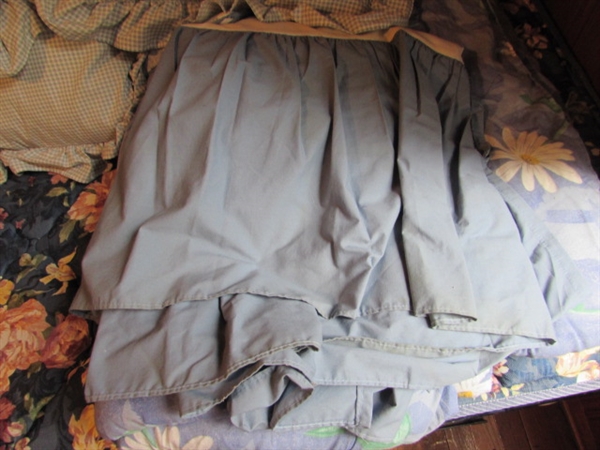 TWIN BED AND BEDDING