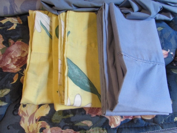TWIN BED AND BEDDING