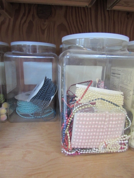 CRAFT SUPPLIES, MUSIC BUTTONS, BEADS AND MORE