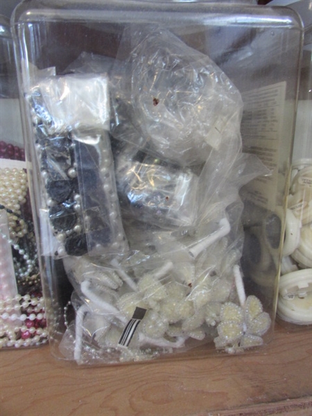 CRAFT SUPPLIES, MUSIC BUTTONS, BEADS AND MORE