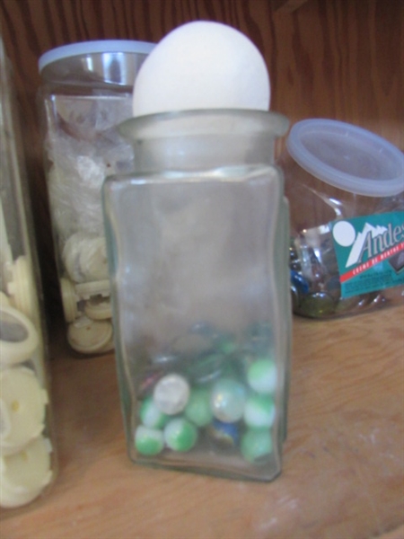 CRAFT SUPPLIES, MUSIC BUTTONS, BEADS AND MORE
