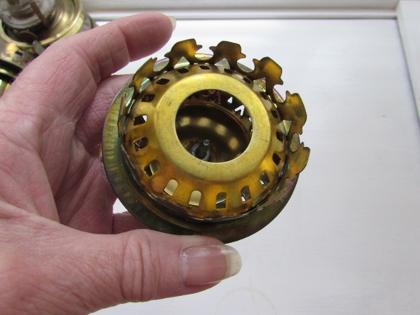 VARIETY OF OIL LAMPS AND SCONCES