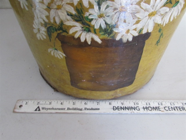DECORATIVE METAL MILK CAN
