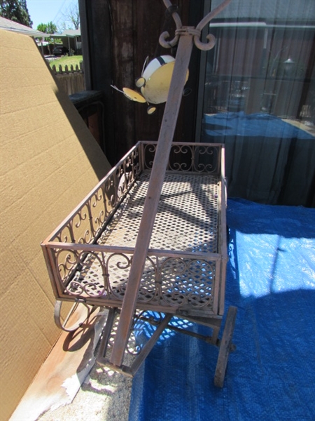 OUTDOOR METAL WAGON