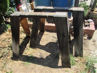 2 SAW HORSES