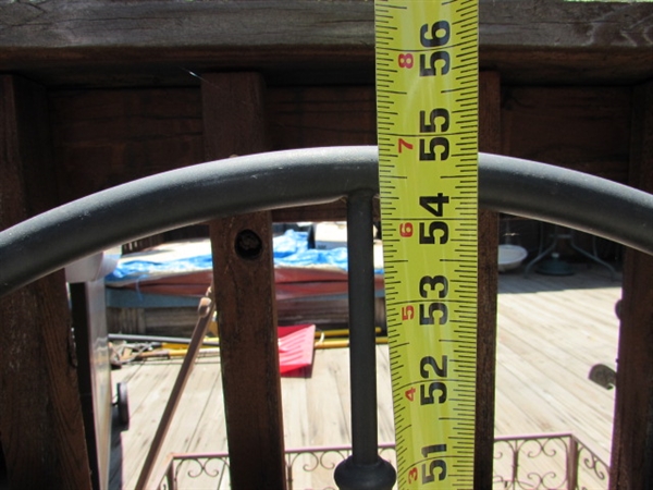METAL FULL SIZE HEAD & FOOT BOARD
